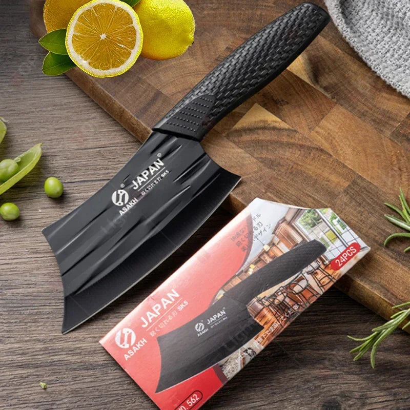 NNEOBA 3pcs Kitchen Knife Set Black