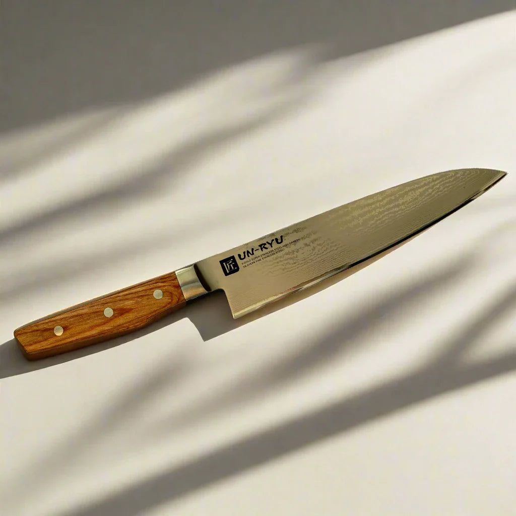 Un‑Ryu VG‑10 33‑Layer 210 mm Gyuto Knife